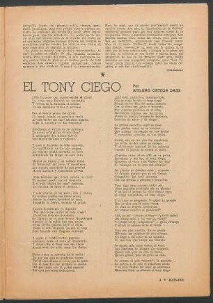El tony ciego