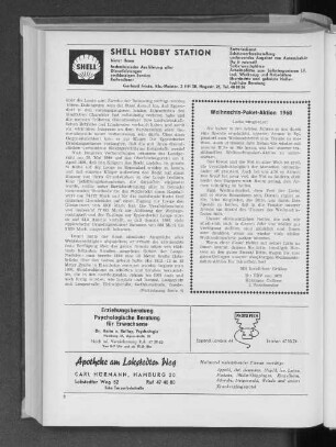 Weihnachts-Paket-Aktion 1968