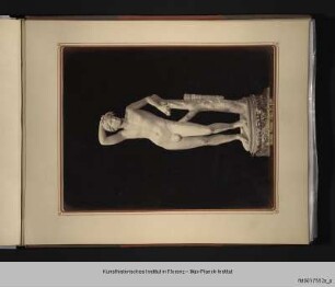 Album mit Veduten aus Florenz : Vedute mit Apollino, Uffizien