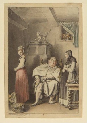 So ist man recht gesinnt [...]. Schilderung in der Rede Mephisto. Stichvorlage zu "Minerva"; Jg. 20/21 (1828/29).