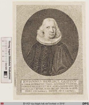Bildnis Johann Benedict Carpzov d. J.