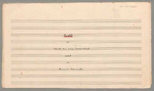 Quintets, strings (3), cl, cor - BSB Mus.ms. 17031 : Quintett für Clarinette, Horn, Violine, Bratsche, Violoncell gesetzt von Heinrich Kaminski