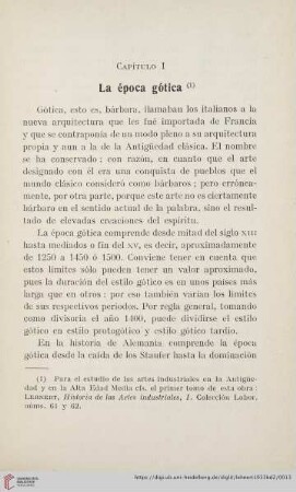 Capitulo 1 -La epoca gotica