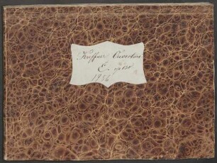 Overtures, orch, op. 130, HenK 130 - BSB Mus.Schott.Ha 1872-2 : [label on cover:] Kuffner [!] Ouverture // in // E. op. 130