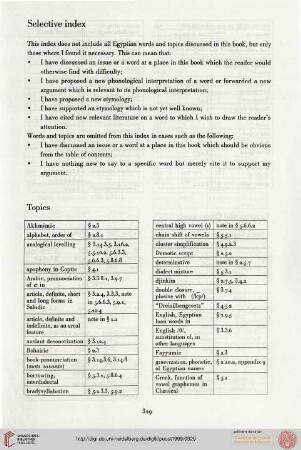 Selective index, Bibliography, Abbreviations of journals