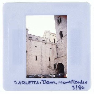 Barletta, Dom : Außenansicht, Nordflanke