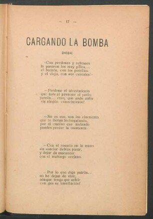 Cargando la bomba