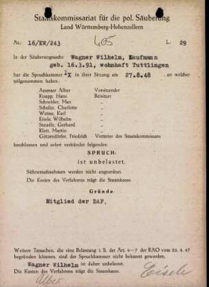 Wagner, Wilhelm