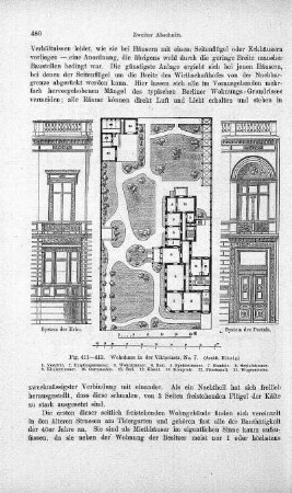 Fig. 411-413. Wohnhaus in der Viktoriastr. No. 7