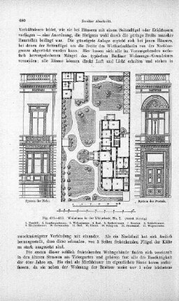 Fig. 411-413. Wohnhaus in der Viktoriastr. No. 7