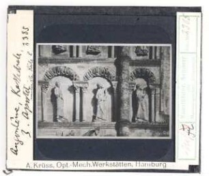 Angoulême, Kathedrale: Westfassade, Apostel
