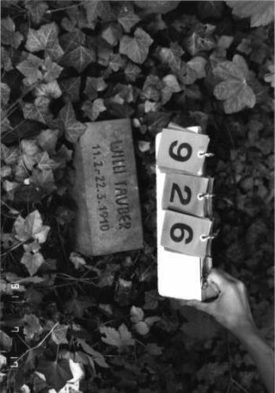 Grabstein 926 [Hahn S. 248 Grab-Nr. 1277]