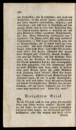 Dreizehnter Brief
