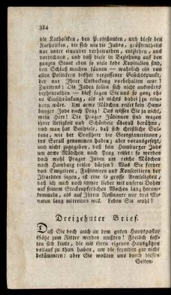 Dreizehnter Brief