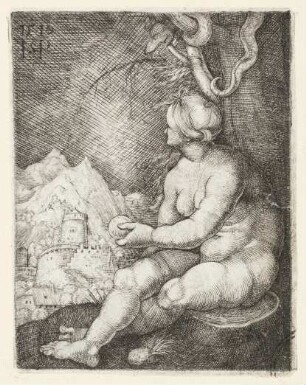 Eva, sitzend
