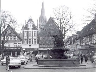 Detmold Marktplatz im Oktober 1968