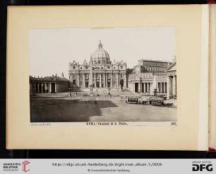 ROMA. Facciata di S. Pietro
