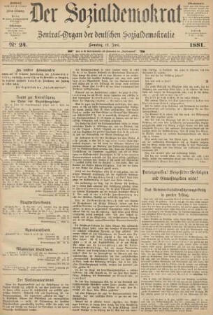 No 24. Sonntag, 12. Juni. 1881.