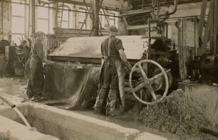 Lederfabrikation, Lederwerke Stecher, Freiberg