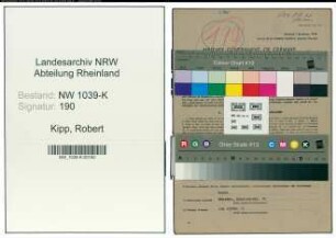 Entnazifizierung Robert Kipp , geb. 20.06.1917 ()