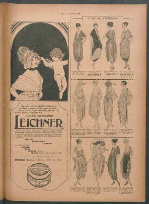 La moda femenina [Dibujos]