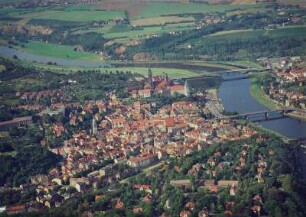Dresden, Luftaufnahme : Meißen. Luftaufnahme