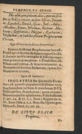 De Libro Esaiae.