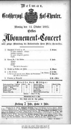 Abonnement=Concert