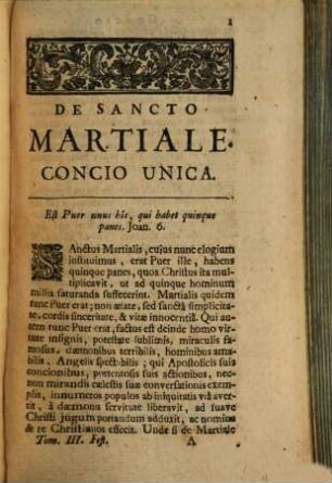 Annus Apostolicus, Seu Conciones Toto Anni Decursu Praedicabiles : [De Sanctis] ; Stilo Perspicuo Elaboratae, claraque methodo concinnatae, 3