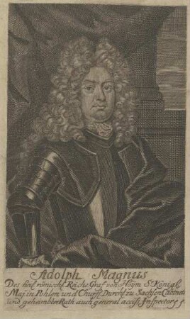 Bildnis des Adolph Magnus Graf von Hoym
