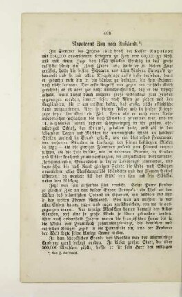 Napoleons Zug nach Rußland