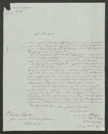 Brief an Jacob Grimm und Wilhelm Grimm : 26.07.1859