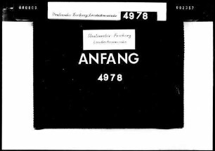 Abhör der Probst Bauer'schen Armenstiftungsrechnungen
