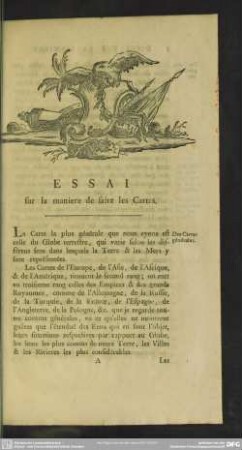 Essai sur la maniere de faire les Cartes
