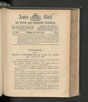 No. 253, 20. Oktober 1916