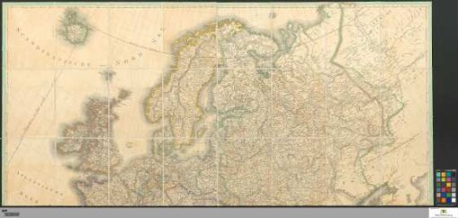 Karte von Europa nebst den Angrenzungen von Asien und Africa : nach den besten und zuverläßigsten Hülfsmitteln auf XX Blättern