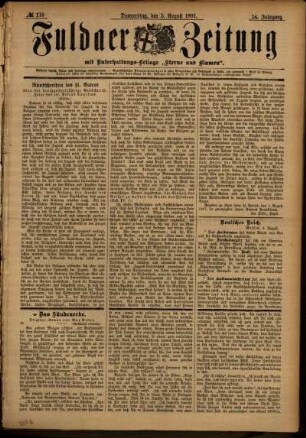 Ausgabe vom Donnerstag, den 05. August 1897.