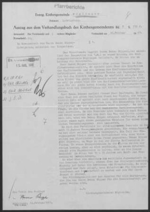 Möglingen (Lkr. Ludwigsburg): Inspektion 1961