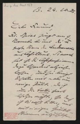 Brief an Philipp Spitta : 24.10.1886