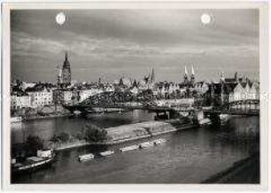 Bremen, Kaiserbrücke und Altstadt
