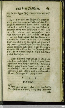Gasthöfe