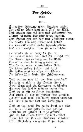 Der Friede