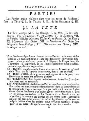 I. La Tete