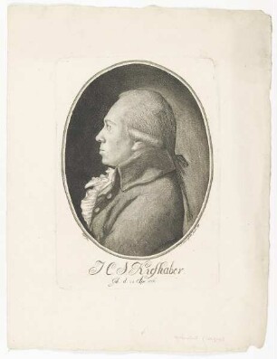 Bildnis des J. C. S. Kiefhaber