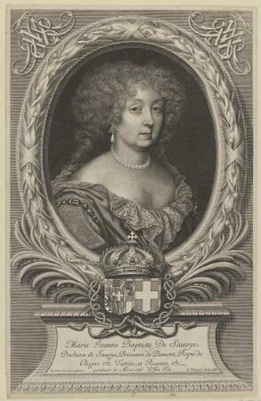 Bildnis der Marie Jeanne Baptiste de Savoye