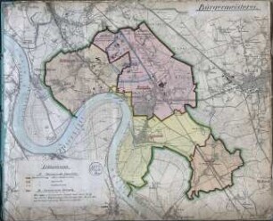 Bürgermeisterei, Gemeinden Garath und Benrath; Gemarkungen