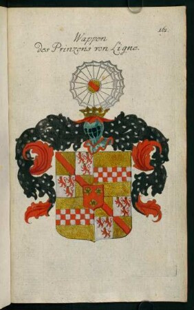 161, Wappen des Prinzen von Ligne