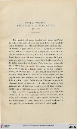 45.1917: Segni di terremoti negli edifizi di Roma antica
