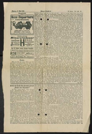 Urteil und Presse über Hermann Kienzls "Dramen der Gegenwart" I. (21.05.1905); Urteil und Presse über Hermann Kienzls "Dramen der Gegenwart" II. (02.07.1905) [erschienen in: Grazer Tagblatt ]