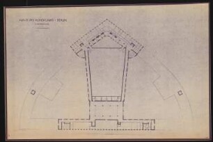 Haus des Rundfunks, Berlin-Charlottenburg: Grundriss 4. OG 1:250